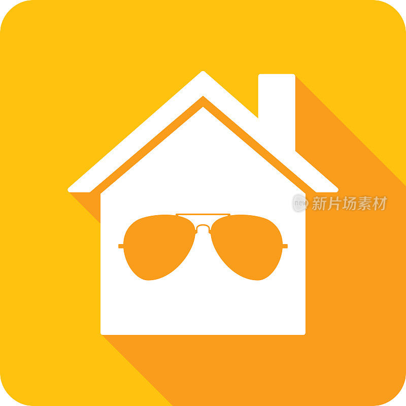 House Glasses Icon廓形